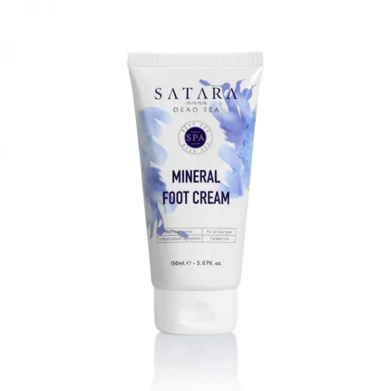 Satara Dead Sea Mineral Foot Cream - Мінеральний крем для ніг