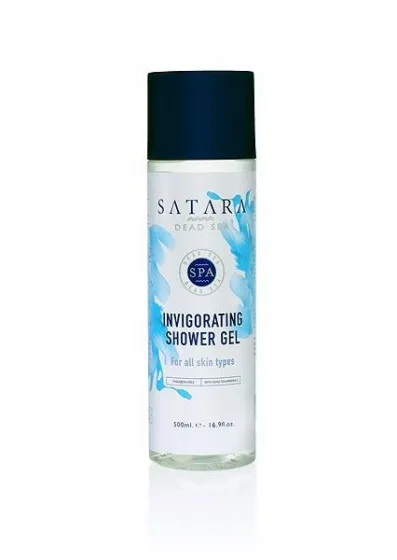 Satara Dead Sea Invigorating Shower Gel - Тонізуючий гель для душу з мінералами