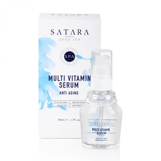 Satara Dead Sea Multi Vitamin Serum - Мультивитаминная сироватка для обличчя