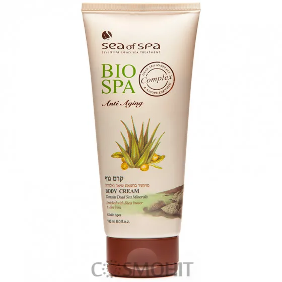 Sea of SPA Bio Spa Anti Aging Body Cream - Омолоджуючий крем для тіла з екстрактом Алое і маслом Ши (каріте)