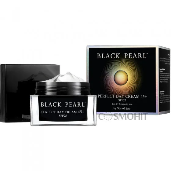Sea of SPA Black Pearl Age Control Perfect Day Cream 45+ SPF25 - Омолоджуючий денний крем для сухої і дуже сухої шкіри