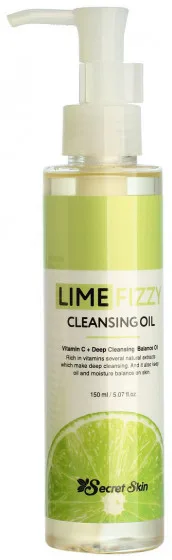 Secret Skin Lime Fizzy Cleansing Oil - Гідрофільна олія з екстрактом лайма і вітаміном С