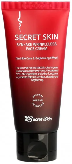 Secret Skin Syn-Ake Wrinkleless Face Cream - Антивіковий крем для обличчя з пептидом зміїної отрути