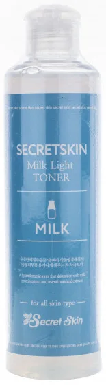 Secret Skin Milk Light Toner - Освітлюючий тонер для обличчя з молочними протеїнами