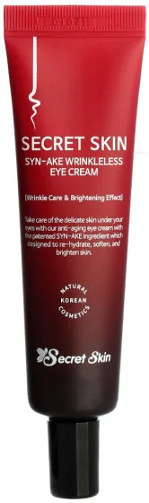 Secret Skin Syn-ake Wrinkleless Eye Cream - Крем для шкіри навколо очей з пептидом зміїної отрути