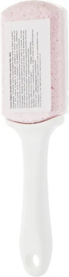 Siliglass Double Action Pink - Пемза з ручкою рожева