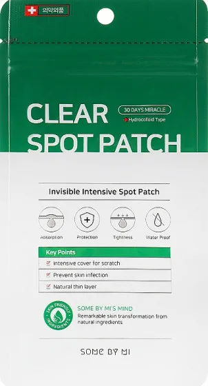 Some By Mi 30 Days Miracle Clear Spot Patch - Антибактеріальні патчі від прищів