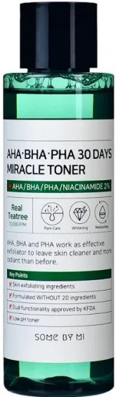 Тонер для обличчя AHA. BHA. PHA 30Days Miracle Toner Some By Mi, 150 мл
