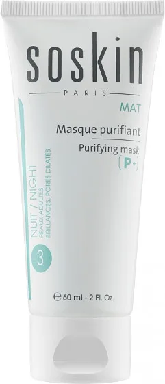 Soskin Purifying Mask - Очищуюча маска для жирної та комбінованої шкіри обличчя