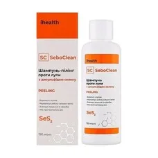 Шампунь Ihealth SeboClean Forte проти лупи з дисульфідом селену 150 мл