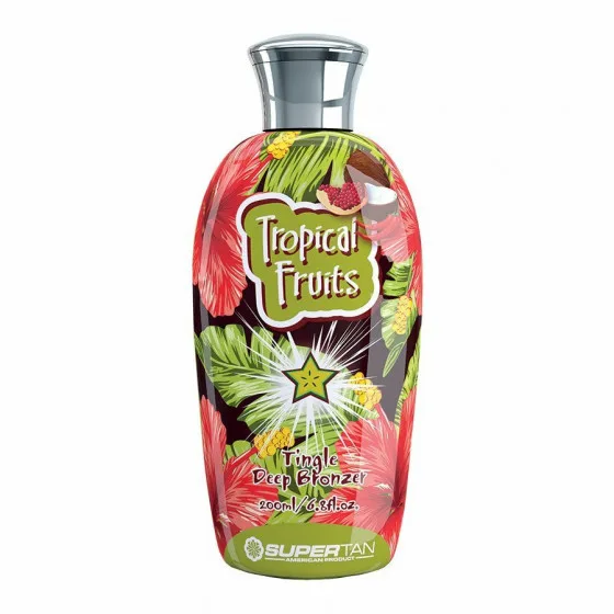 SuperTan Super Sensations Tropical Fruits + tingle - Розігрівний бронзатор для загару в солярії з тингл ефектом