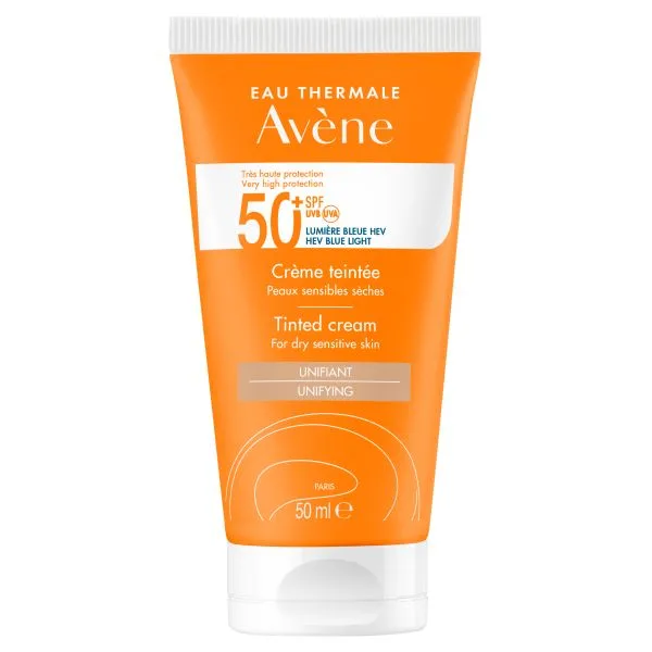 Сонцезахисний крем Avene тональний SPF50+ для чутливої шкіри 50 мл