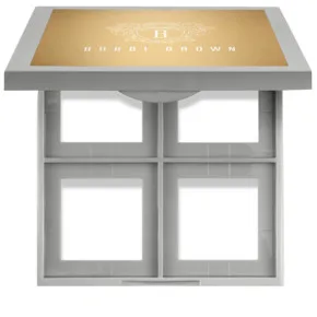 Customizable 4-pan palette with special deco 4-панельна палітра