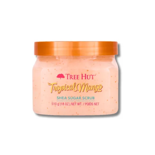 Tree Hut Tropical Mango Shea Sugar Scrub – цукровий скраб для тіла з ароматом тропічного манго 510 г