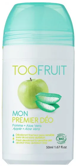 Toofruit Fresh Deodorant Sensetive Skin - Дезодорант "Мій перший део Яблуко & Алое"