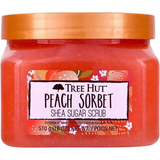 Tree Hut Peach Sorbet Sugar Scrub - Скраб для тіла "Персиковий сорбет"