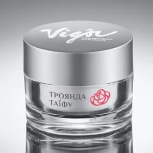 Vigor Cosmetique Naturelle - Поживний крем для обличчя Троянда Таіфа