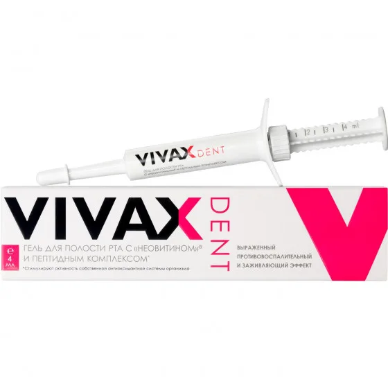 Vivax Dent - Гель для порожнини рота з пептидним комплексом і Неовітіном