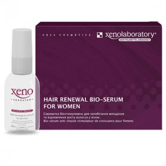 Xeno Laboratory Hair Renewal Bio-Serum For Women - Сироватка биостимулирующая для запобігання випадання й поновлення росту волосся у жінок 4 * 30 мл