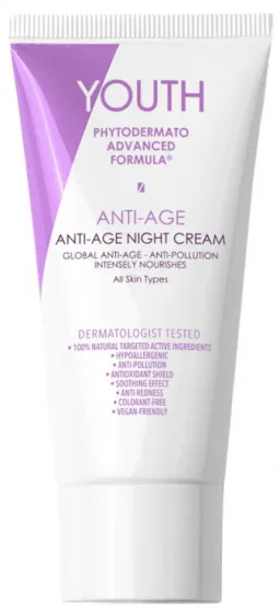 Youth Anti-Age Night Cream - Нічний крем для обличчя