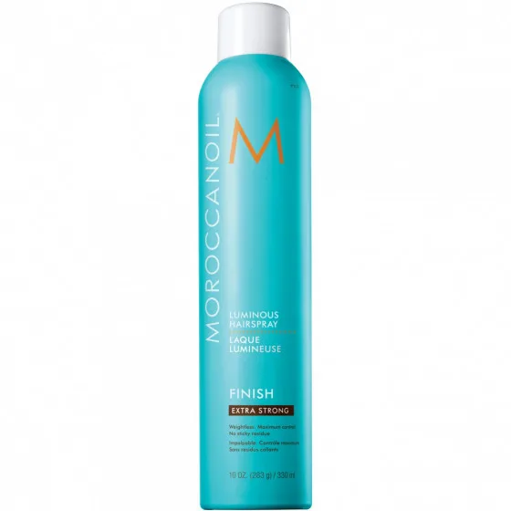 Moroccanoil Luminous Hairspray Finish Extra Strong - Сяючий лак екстрасильної фіксації