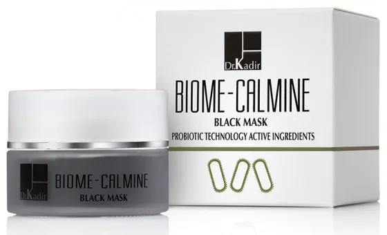 Чорна маска з пробіотиками Біом Калмін Dr. Kadir Biome-Calmine Black Mask