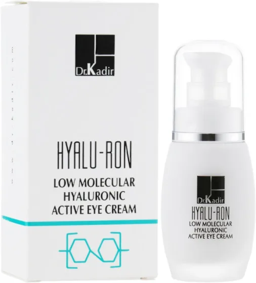 Dr. Kadir Hyalu-Ron Low Molecular Hyaluronic Eye Cream - Низкомолекулярний активний гіалуроновий крем для очей