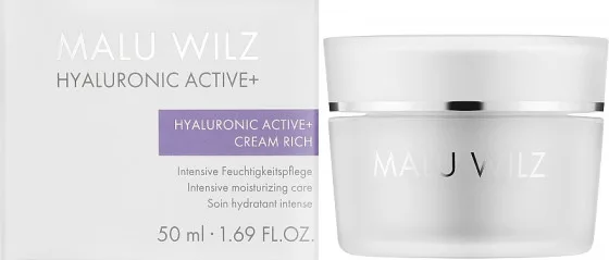 Malu Wilz Hyaluronic Active+ Cream Rich - Зволожуючий крем для обличчя