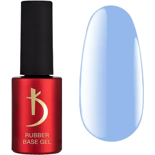 Кольорове базове покриття для гель-лаку Kodi Color Rubber Base Gel Blue Sky