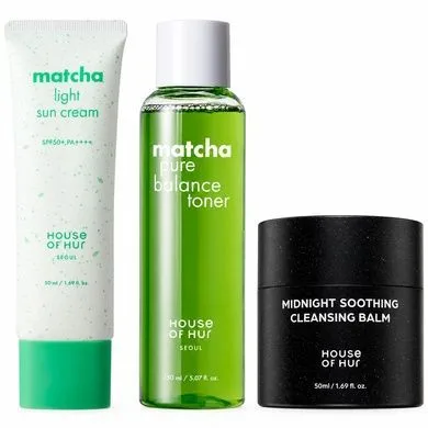 2+1 Набір «Matcha SPF + очищення» House of Hur
