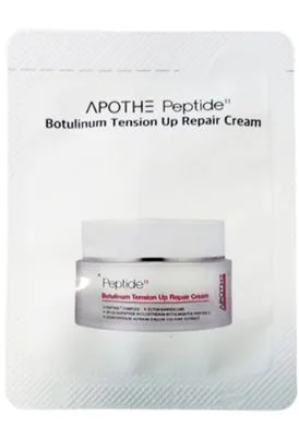Пептидний крем для обличчя з ефектом ботоксу – APOTHE Peptide 11 Botulinum Tension Up Repair Cream, 2 мл