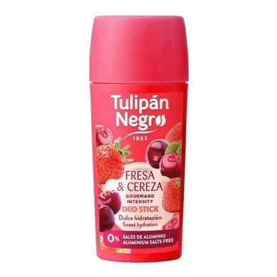 Дезодорант-стік для жінок ПОЛУНИЦЯ ТА ВИШНЯ - TULIPAN NEGRO Deo Stick Strawberry and Cherry Deodorant NEW, 60 мл