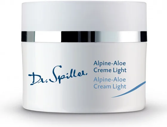 Легкий крем з екстрактом Альпійського алое - Dr. Spiller Alpine-Aloe Cream Light