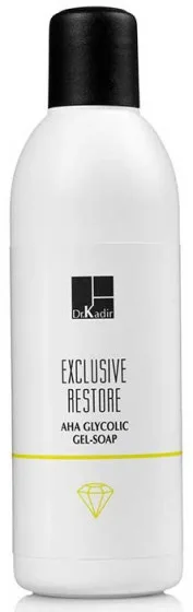 Гліколеве гель-мило з AHA-кислотами Dr. Kadir Exclusive Restore AHA Glycolic Gel-Soap, 200 мл