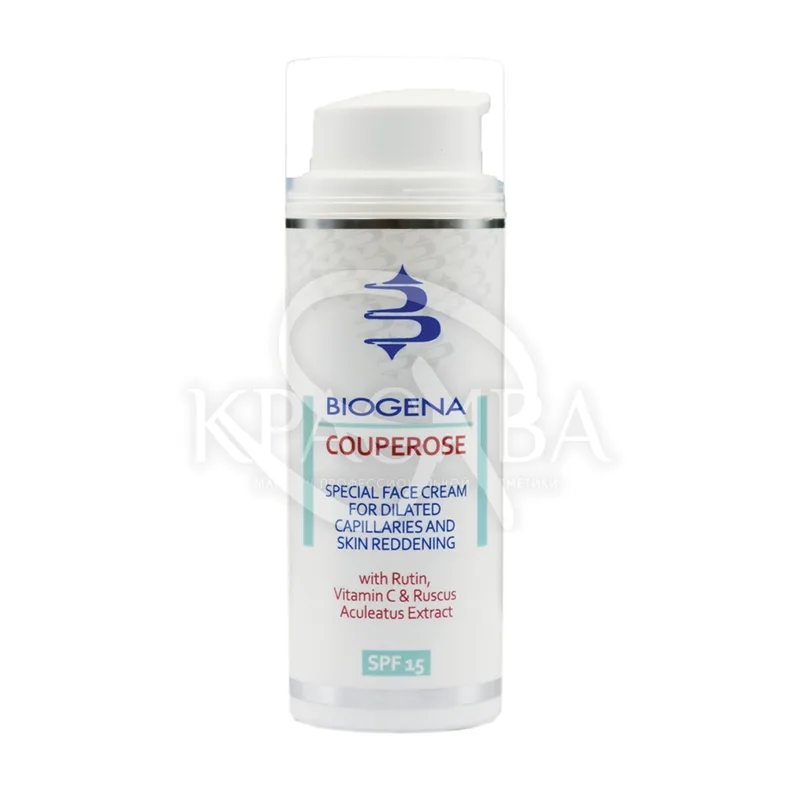 Денний крем SPF15 для шкіри з почервоніння та розширеними капілярами