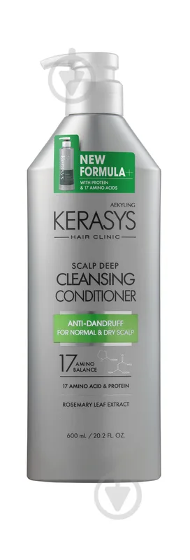 Кондиціонер KERASYS Hair Clinic Dry Scalp Deep Cleansing 600 мл