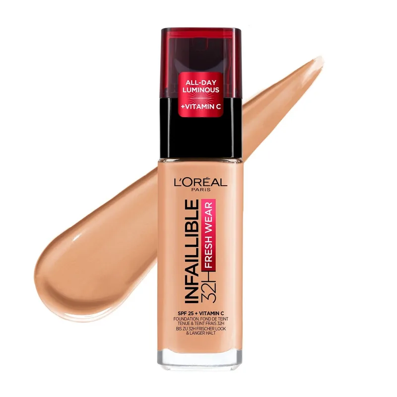 Тональний крем L'oreal Paris Infaillible 32H Fresh Wear Foundation 30 мл №200 Golden Sand (18873)