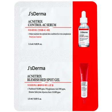 J'sDerma Acne Kit Sample Pouch