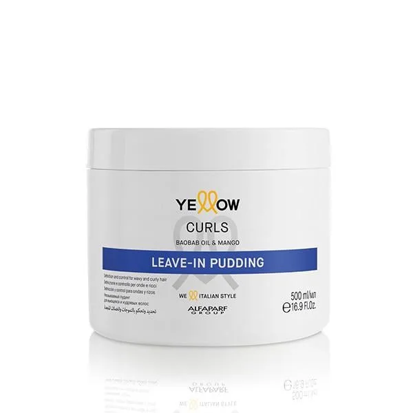Пудинг для кучерявого волосся Yellow Curls Leave-In Pudding незмивний 500 мл (2028208943)