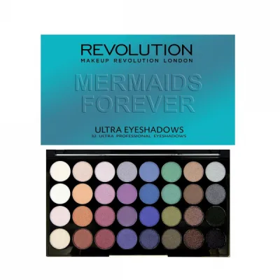 Makeup Revolution Ultra Eyeshadows Palette Mermaids Forever