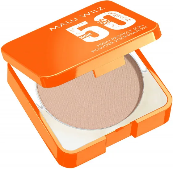 Malu Wilz High Protect Sun Powder Foundation SPF50 - Тональна пудра для обличчя