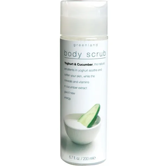 Greenland Milky Body Scrub Yoghurt & Cucumber - Скраб для тіла Йогурт-Огірок