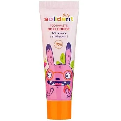 Solident Baby Toothpaste No Fluoride Strawberry
