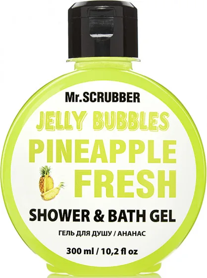Mr.Scrubber Jelly Bubbles Shower & Bath Gel "Pineapple" - Гель для душу