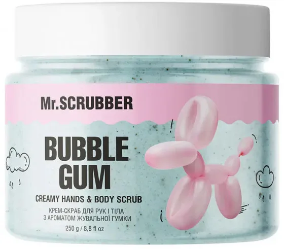 Mr.Scrubber Bubble Gum Creamy Hands & Body Scrub - Крем-скраб для рук і тіла з ароматом жувальної гумки