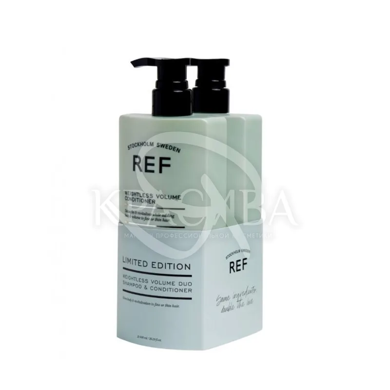 Набір для глибокого очищення та об'єму волосся REF Weightless Volume Duo Shampoo & Conditioner
