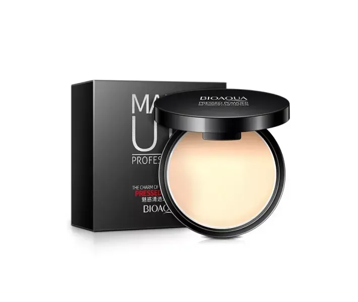 Матуюча пудра BIOAQUA Make Up Professional 10g з дзеркалом Тон №2 Ivory White