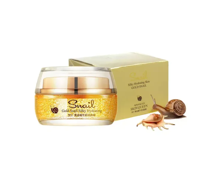 Крем ліфтинг для повік VENZEN SKIN QUEEN Silky Hydrating Skin Gold Snail з фільтратом равлика та 24К золотом 50 г