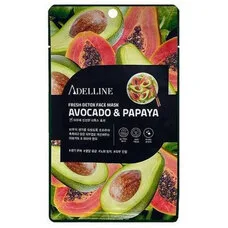 Adelline Fresh Detox Face Mask Маска Детокс д/обличчя з екстрактами Авокадо і Папайї 20г