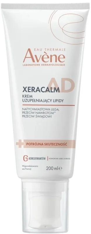 Avene Xeracalm A.D. крем для відновлення ліпідного шару шкіри для сухої та атопічної шкіри 200 мл
